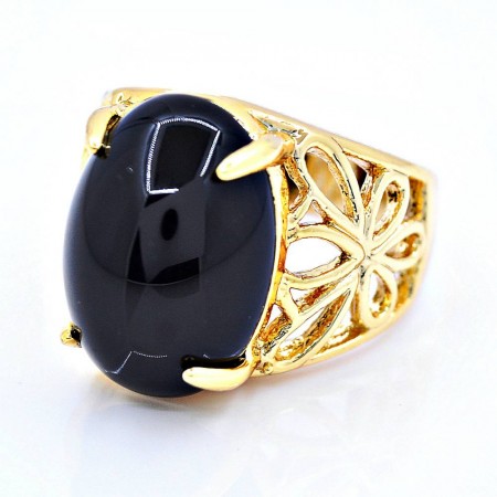 Экстравагантное кольцо XP 12930-черный фото | Brulik