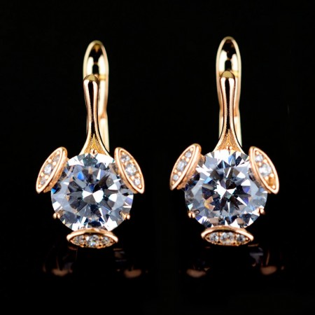 Позолоченные серьги XP 9015 фото | Brulik