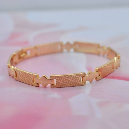 Позолоченный браслет 18К 10-7408 фото | Brulik