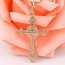 Крестик в позолоте 32396 фото | Brulik