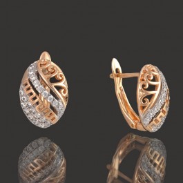 Позолоченные серьги XP 9860