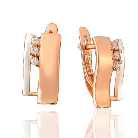 Позолоченные серьги Fallon 92202068 фото | Brulik