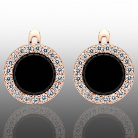 Позолочені сережки  Fallon 82234034 фото | Brulik