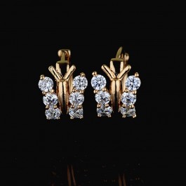 Позолоченные серьги 2090