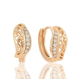 Позолоченные серьги  XP 21108