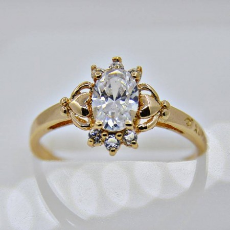 Кольцо "Для самой нежной"  10833 - белый фото | Brulik