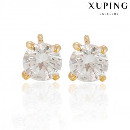 Позолоченные серьги гвоздики  XP 21315