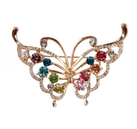 Милая брошь "Бабочка" 6835 фото | Brulik