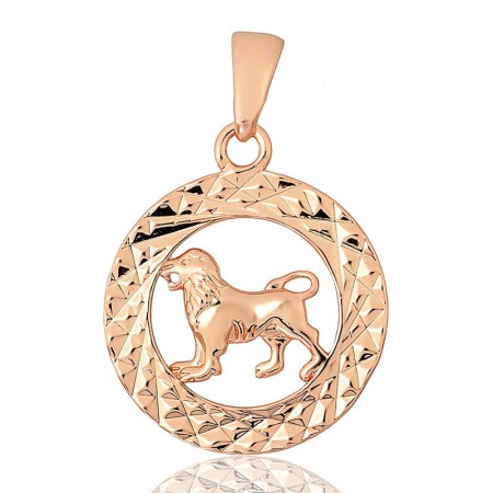 Позолоченный кулон Fallon 86100200-лев фото | Brulik