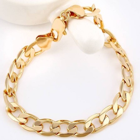 Импозантный браслет в позолоте 74310 фото | Brulik