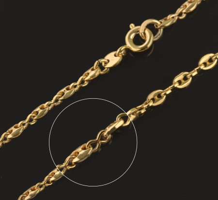 Позолоченная цепочка XP 4079 фото | Brulik