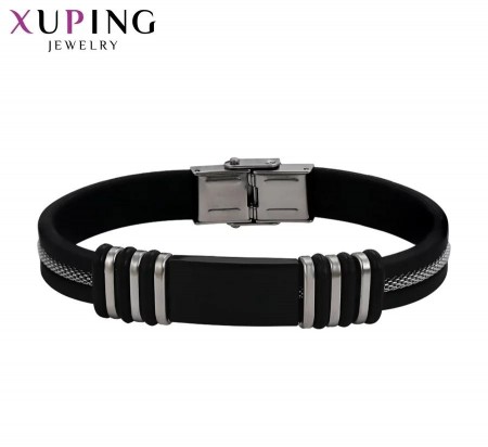 Браслет каучуковый Xuping  76234 фото | Brulik