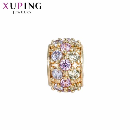 Позолоченный кулон шарм Xuping 36113-фианиты мультиколор фото | Brulik