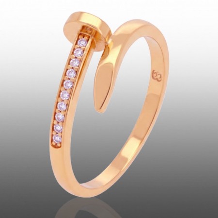 Позолочена каблучка  Fallon 83285003 фото | Brulik