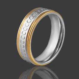 Стальное  кольцо 163