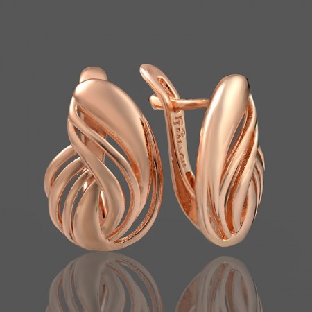 Позолоченные серьги Fallon 82100638 фото | Brulik