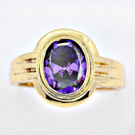 Кольцо "Премиум" 13431-фиолетовый фото | Brulik