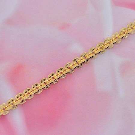 Позолоченный браслет 18К 10-7417 фото | Brulik