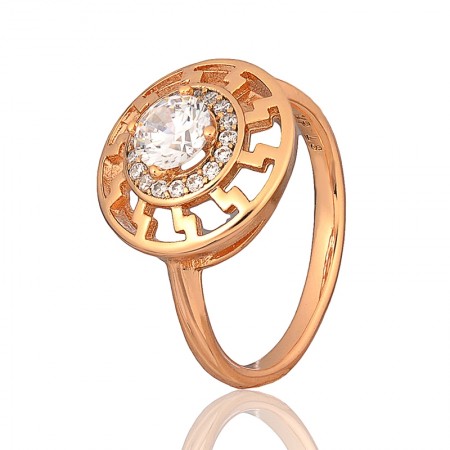 Позолоченное кольцо Xuping 10388 фото | Brulik