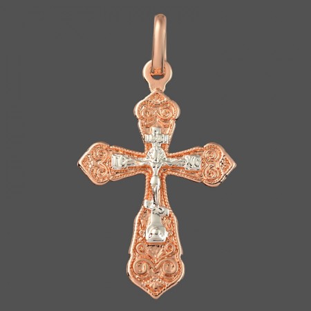 Позолоченный крест Fallon 96100298 фото | Brulik