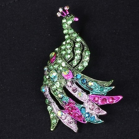 Брошь  8172-зеленый фото | Brulik