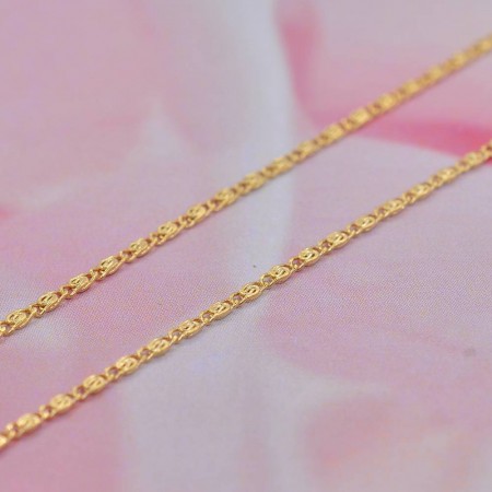 Позолоченная цепочка 18К 10-4112 фото | Brulik