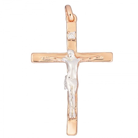 Позолоченный крестик Fallon 96201200 фото | Brulik