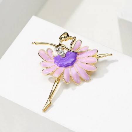 Брошь позолоченная  8665 фото | Brulik