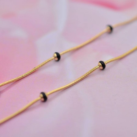 Позолоченная цепочка оптом 10-4104 фото | Brulik