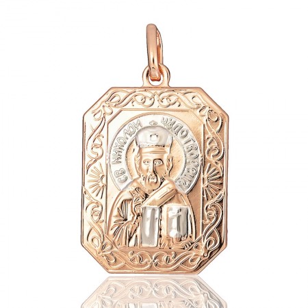 Позолочена даданка "Миколай" Fallon 96100058 фото | Brulik