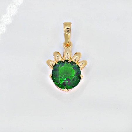 Изысканный кулон  31360-изумрудный фото | Brulik