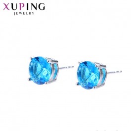 Серьги-гвоздики Xuping 97062-голубой