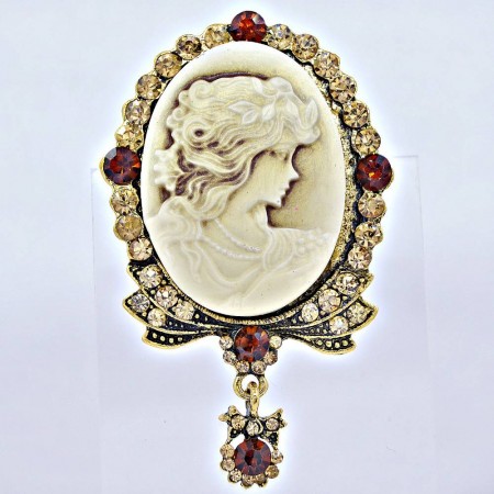 Брошь "Леди" 923655 фото | Brulik