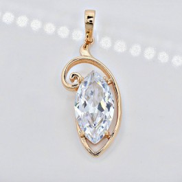 Изысканный кулон 18К 31763-белый