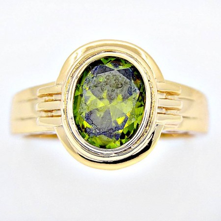 Кольцо "Премиум" 13431-зеленый фото | Brulik