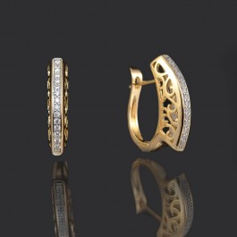 Позолоченные серьги XP 2476