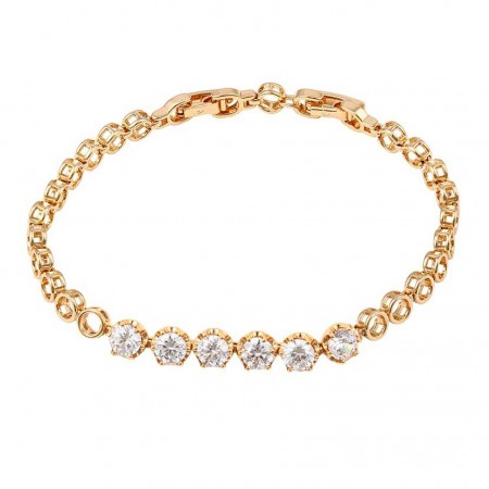 Обворожительный браслет с фианитами XP 74513 - белый фото | Brulik