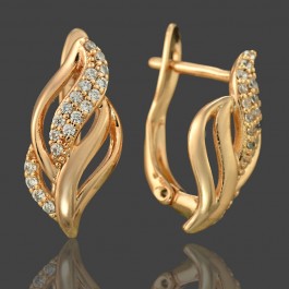 Позолочены6 серьги XP 20316