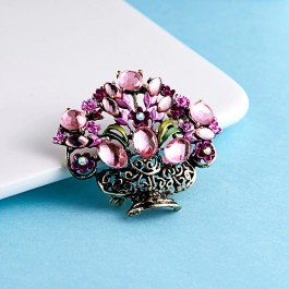 Брошь  8156-розовый