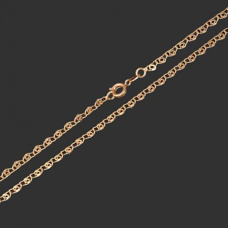 Позолоченная цепочка XP 4529-45 фото | Brulik