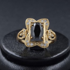 Уникальное кольцо  XP 1147-черный