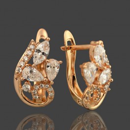 Позолоченные  серьги  XP 20503