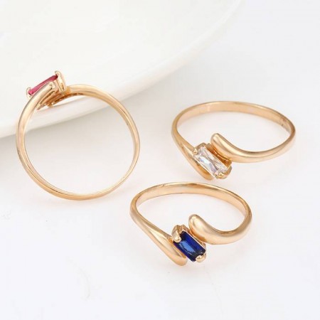 Кольцо "Силует" 12804-белый фото | Brulik