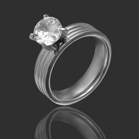 Стальное  кольцо 195 фото | Brulik