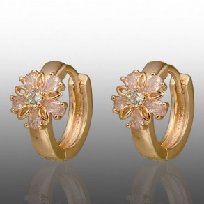 Позолочені сережки  Xuping 24754 фото | Brulik