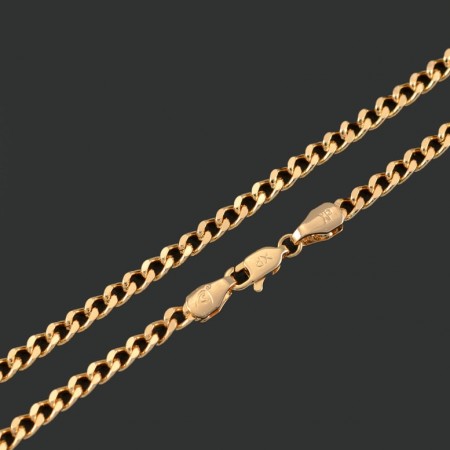 Позолоченная цепочка XP 4984-50 фото | Brulik