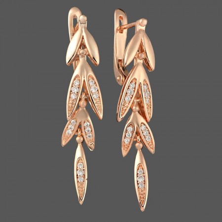 Позолочені сережки Fallon 82200979 фото | Brulik