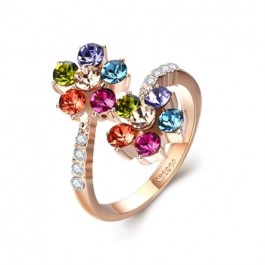 Позолоченное кольцо Italina 95250