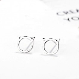 Серьги-гвоздики серебрянные W-169