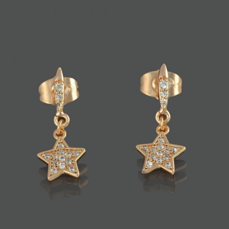 Позолоченные серьги XP 9511 фото | Brulik